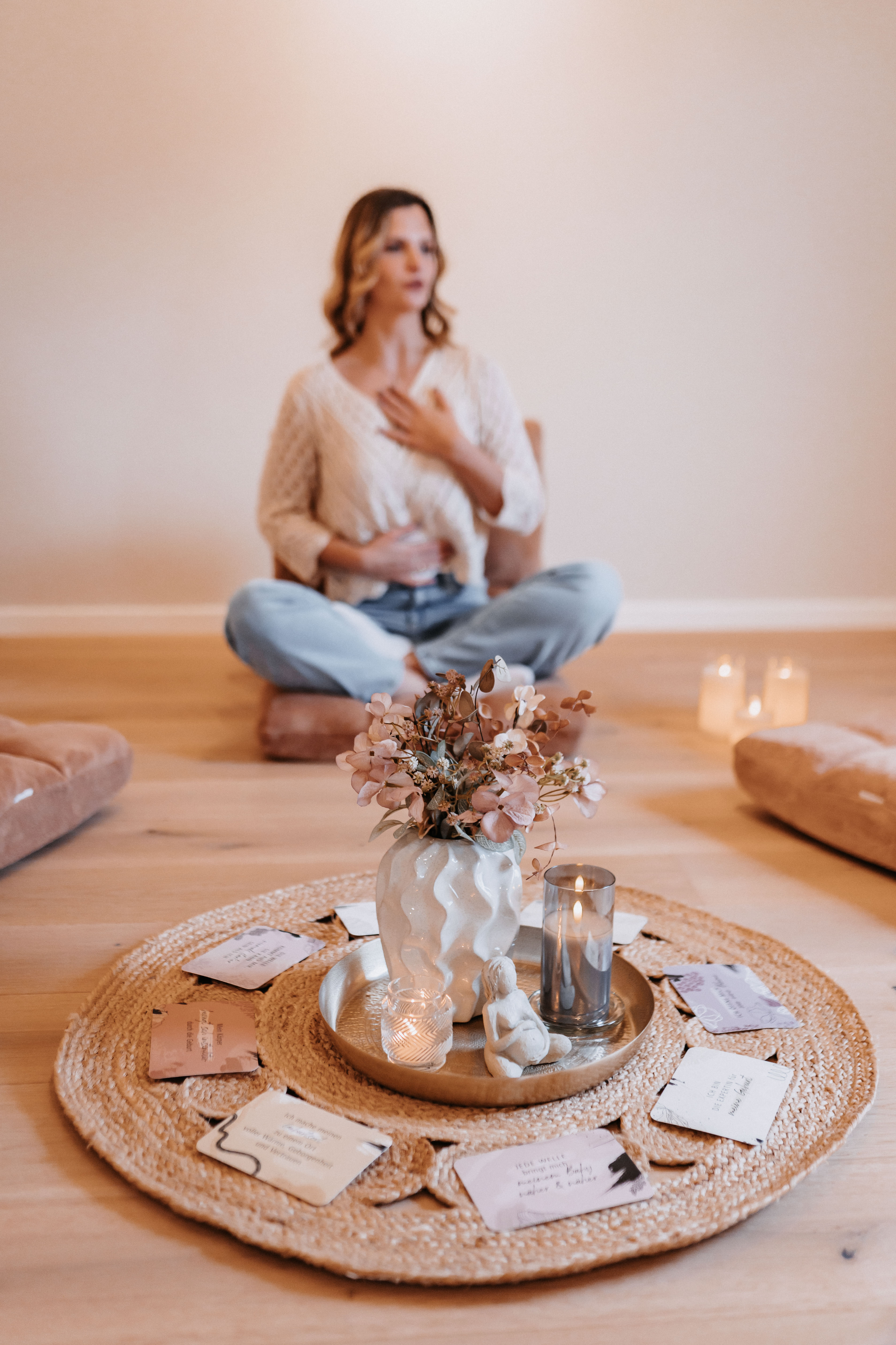 Helena im Kurs-Setup